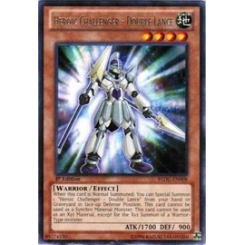 Yu-gi-oh! - Heroic Challenger - Double Lance (Redu- En008) - Return Of The Duelist - 1st Edition - Rare