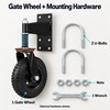 8 Inch Spring Loaded Heavy Duty Gate Wheel, 600 lb