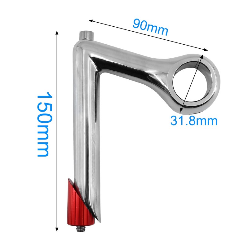 WEERAS Electroplated Aluminum Alloy Bicycle Quill Stem, Classic Vintage Bicycle
