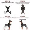 Musonic No Pull Dog Harness, Breathable Adjustable Comfort, Free Leash