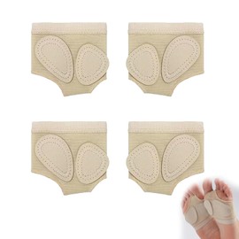 2 Pairs Ballet Forefoot Pads Foot Thongs for Dance Girls, Toe Thongs for Dancing, Skin Tone L Size, for Lyrical Ballet Jazz Modern Dance Barefoot Appearance