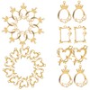 Operitacx Craft Unique Jewelry Metal Frame Photo Frame Bezel Pendants