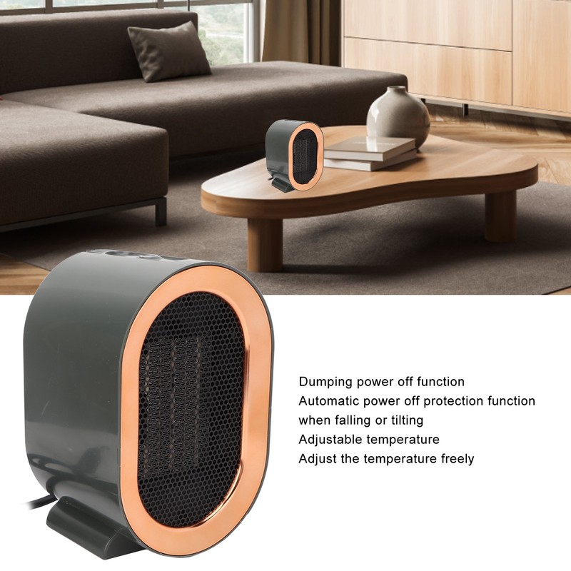 Mini Electric Heater 1200W Energy Efficient PTC Heater Fan for