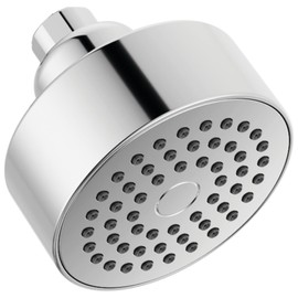 Delta Faucet Modern 3.5-inch Single-Spray Shower Head, Chrome Round Shower Head, High Pressure Shower Head, 1.75 GPM Flow Rate, Chrome RP101842