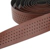 2Pcs Cycling PU Leather EVA Handlebar Belt Road Bike AntiSlip