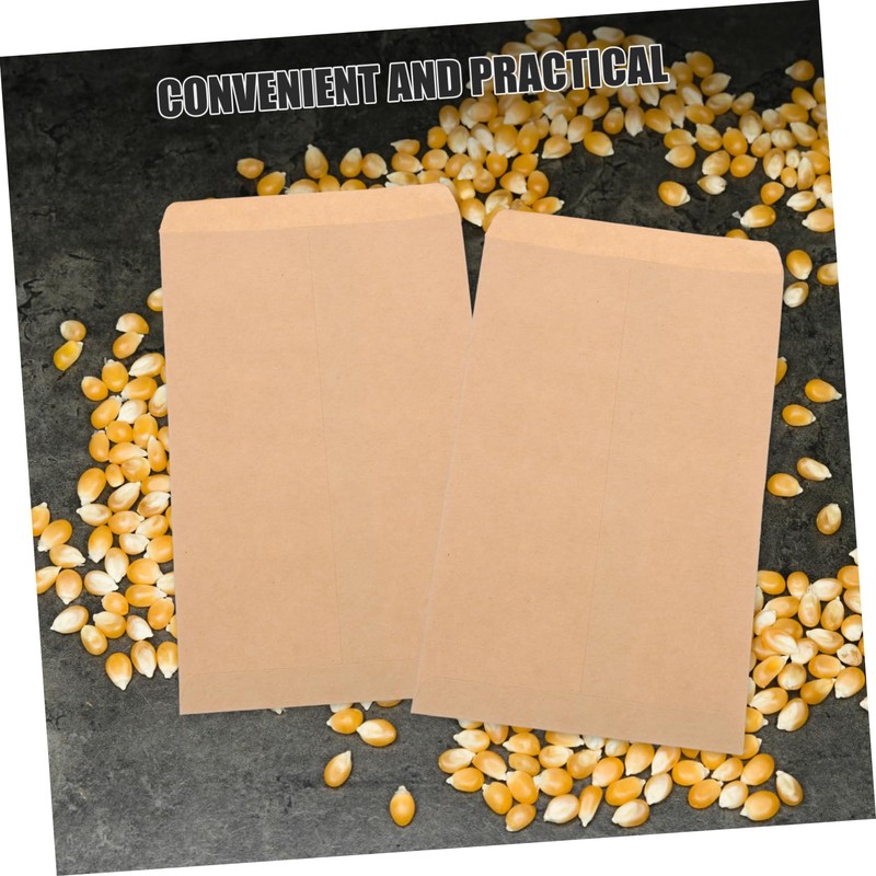Mipcase 100pcs Seeds Envelopes Durable Paper Packets for Convenient Storage