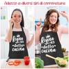 Halinuia Kitchen Apron Women's Cotton Apron Funny Cooking Apron with