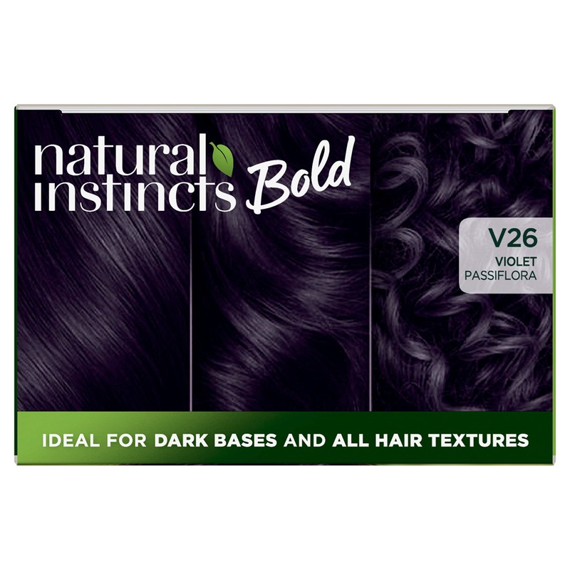 Clairol Natural Instincts Bold Violet Permanent Hair Colour, Ammonia Free,