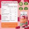 IRIDESICENT Magnesium Glycinate Gummies 400mg, Sugar Free Magnesium Supplement w/Ashwagandha,