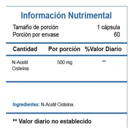 Essentials Nac 60 Tabletas Sabor Sin sabor