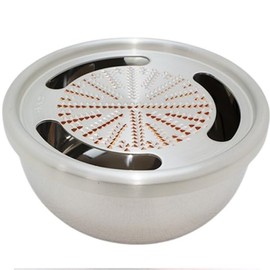 Onko Chishin Series Grater, Pure Copper Grater, 5.9 inches (15 cm) (Stainless Steel)