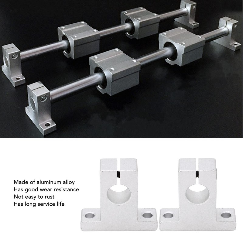 10 Pieces Aluminium Alloy Linear Shaft Support SK12 Linear Motion