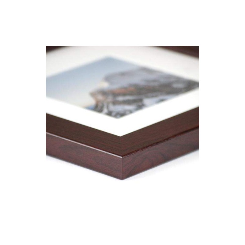 Frame It Easy 24 x 39 Merlot Wood Frame (Derby)