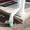 SagaSave Universal Downspout to Drain Tile Adapter, PVC Square Rain