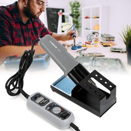 Electronics Soldering Iron,LCD Digital Display Adjustable Temperature Solder Iron 200 to 480°C, 120W Precision Soldering Iron Kit Thermostatic Rapid Heating Smart Welding Iron Kit for Soldering