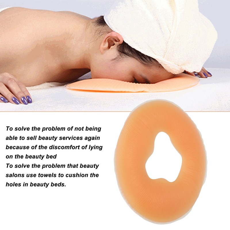 Beauty Pillow Silicone Face Massage Relax Soft Beauty Salon Spa