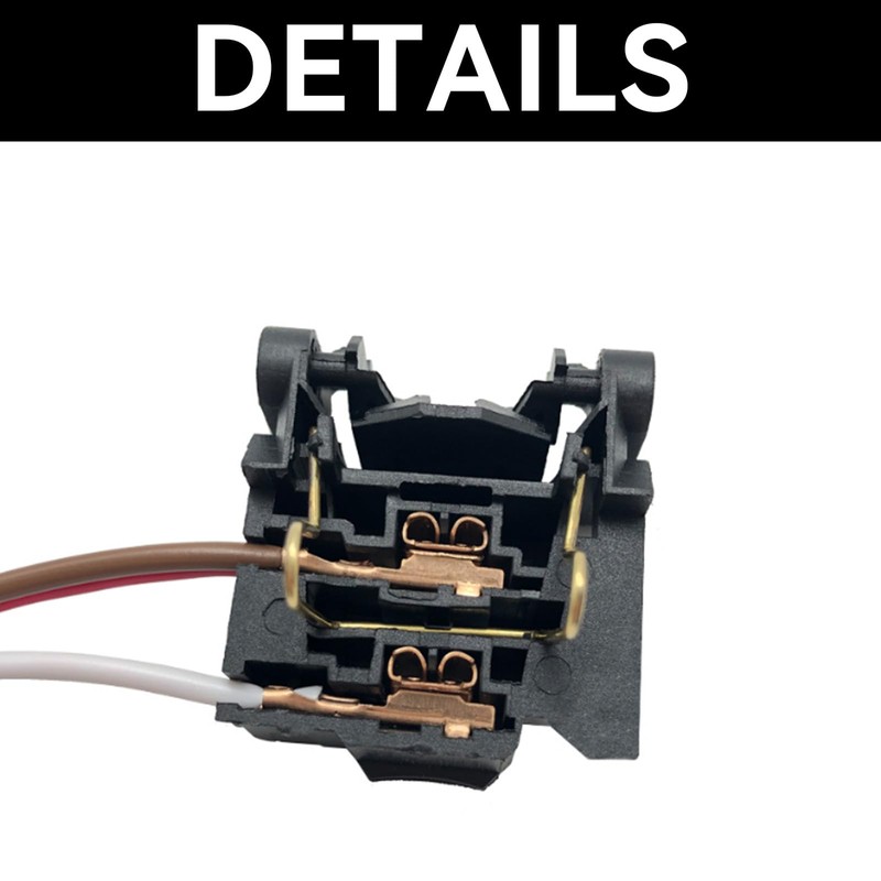 SANTUO 2Pcs H7 Low Beam Headlamp Bulb Wiring Adapter Socket