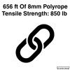 Zareba Heavy-Duty Sure Shock Polyrope - 656 feet x 8mm