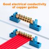 HUAREW Grounding Bus Bar 6 Positions, Ground Bus Bar Terminal