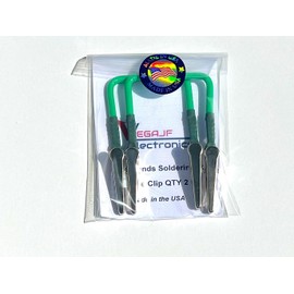 No Hands Soldering Wire Clip Holder USA Made – Great for In Field Soldering. 2-PACK