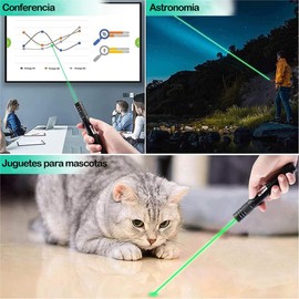 Linterna de luz verde, Carga USB, Adecuado para Acampar, Cazar, Caminar, Astronomía y Emergencia