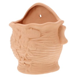 KONTONTY Chlorophytum Flower Pot Wall Hanging Planter Modern Wall-Mounted Flowerpot Holder for Home Office Shop Decor