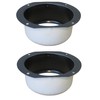 Rainware Supply 2 3/4 inch Aluminum Gutter Downspout Round Drain