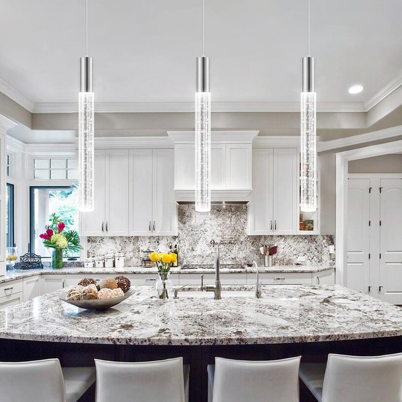 3 Packs Pendant Lights for Kitchen Island Independent LED Light