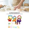 26PCS Sandwich Cutter and Sealer Set Stainless Steel Bread Cookie