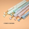 HeTaoCat 6Pcs Innovative Retractable Gel Pens with 6 Morandi color,