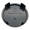 1X Alutec Nabendeckel 60mm Graphit (N23) Logo Silber - Original