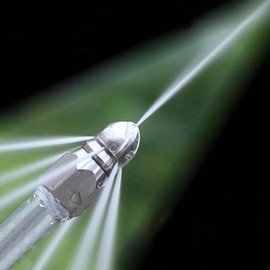 Pressure Washer Sewer Jetter Nozzle,Stainless Steel Pressure Drain Jet Hose Nozzle,1/4'' Quickly Connector,5000 PSI