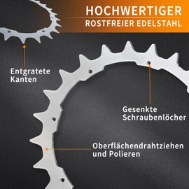 Stainless Steel Spikes Suitable for Gardena R40Li R50Li/Husqvarna 305 308 (up to 2015) Polished – Countersunk Screw Holes Deburred – 16 x Stainless Steel Screws Traction Improvement for Robotic