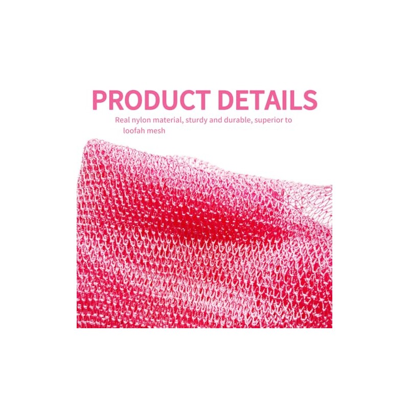 Esponja Red Africana Auténtica Exfoliante Baño Corporal Accesorios Ducha Rosa