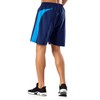 HMIYA Men's Sports Shorts, Quick-Drying Shorts with Zip Pocket, navy