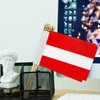 TSMD Austria Stick Flag Austrian Small Mini Hand Held Flags,5x8