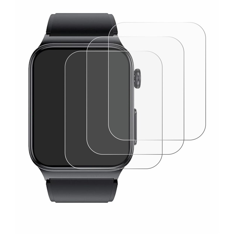Savvies Pack of 6 Screen Protectors for Douself Smartwatch 1.85