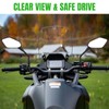 CICMOD Motorcycle Mirrors Rear View Side Mirror for Scooter, ATV,