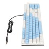 104 Key Mechanical Gaming Keyboard 28 Backlight Modes Blue Switch