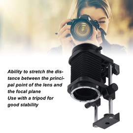 Aluminum Macro Extension Bellows Tube for Nikon Z Mount Cameras, Stable and Easy to Use, Accordion Style Section, Perfect Replacement for Close Up Adapter
