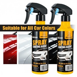 Spray & Protect! Nano Car Coating for Ultra Gloss Finish and Scratch Shield:_2pcs