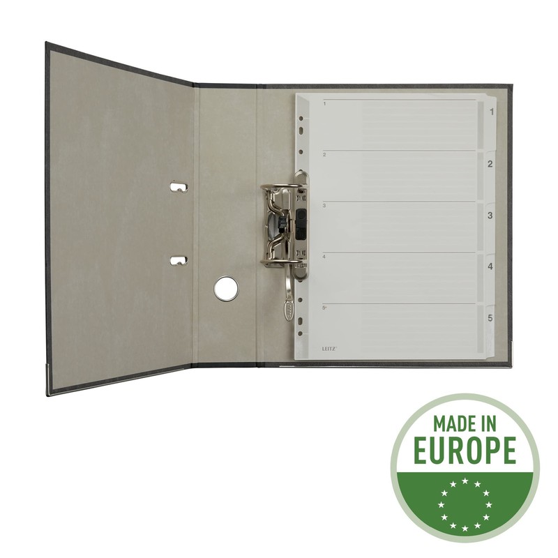 Esselte 100160 A4 1-5 Index, Heavy Duty Cardboard with Mylar