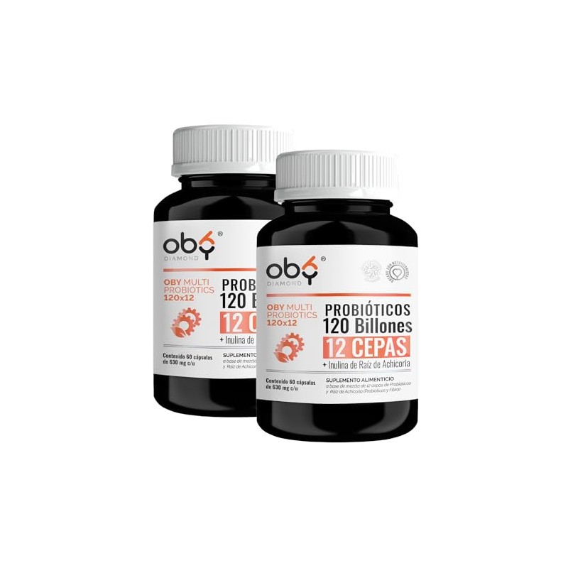 Probioticos 120 Billones Cepas Prebioticos Oby Multi Probiotics Además Contiene