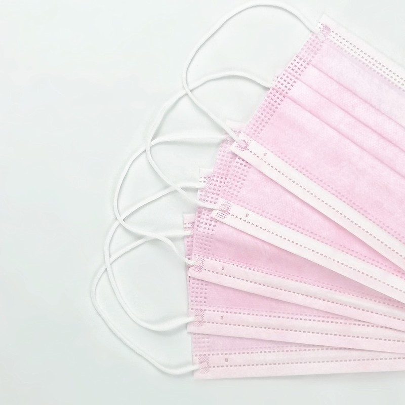 iCOOLIO Mouth and Nose Protection, Disposable Face Masks, Pack of