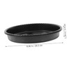 Gatuida 10pcs Thickened Plastic Plant Saucer Trays Round Flower Pot