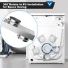 Upgraded 84049 Periscope Dryer Vent, 0-5" Adjustable Connector Kit for