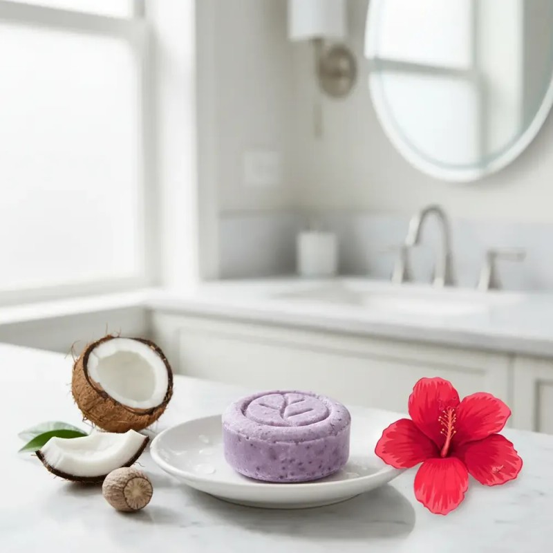 Shampoo Solido Orgánico Vegano, No Parabenos Siliconas O Lss