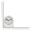 Braun classic analogue alarm clock with snooze and continuous backlight,