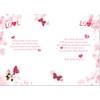 doodlecards One I Love Valentine's Day Card Floral Love Heart