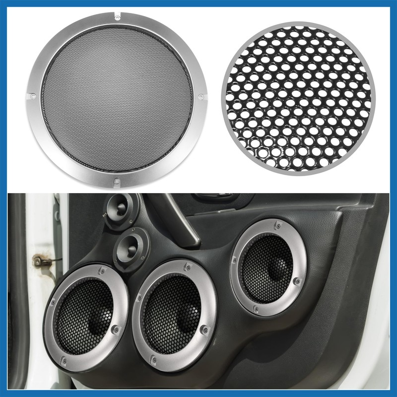 A ABSOPRO 8" Speaker Grille Cover Mesh Trim Round Subwoofer